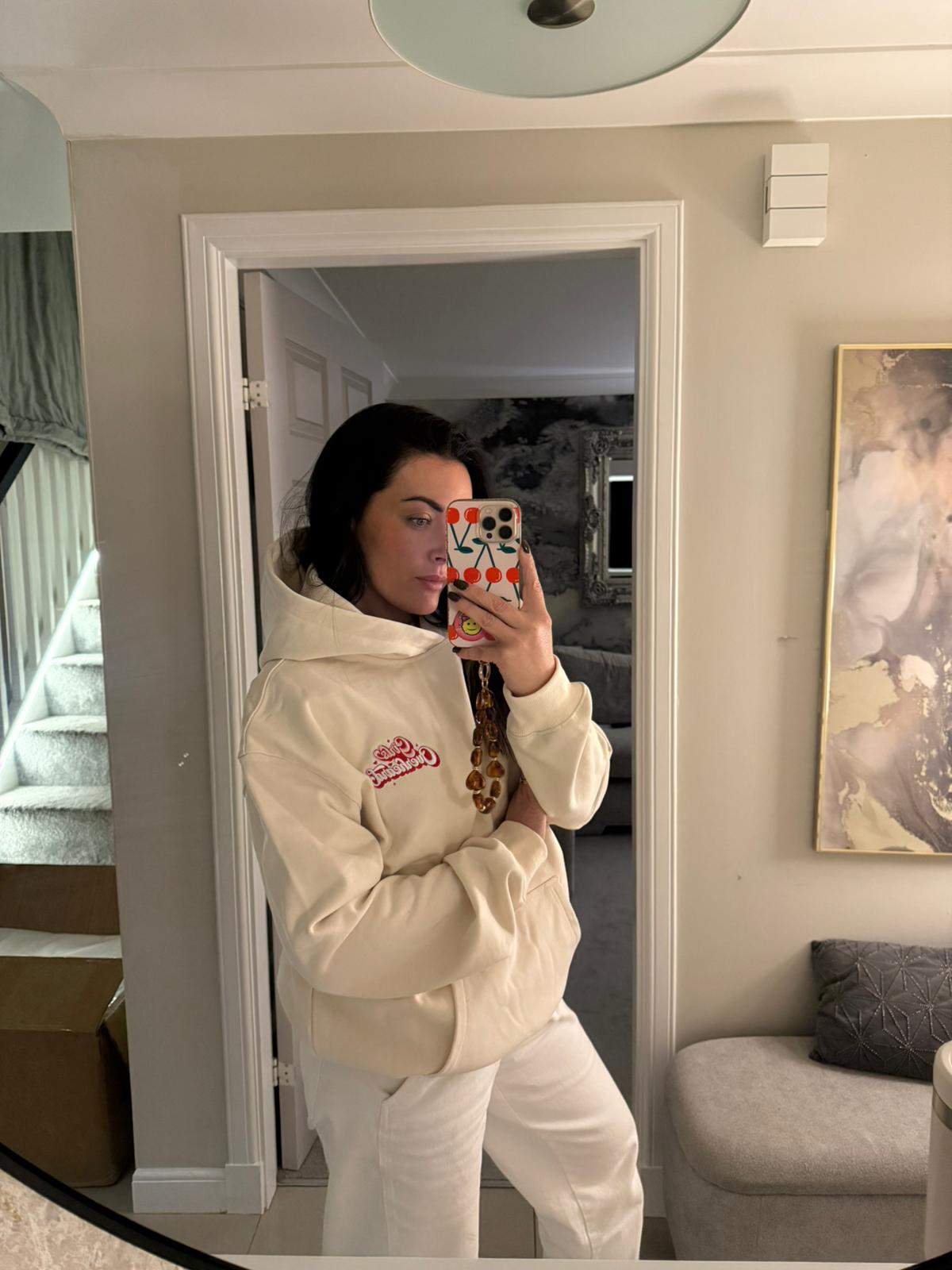 Girls Overheard Original Hoodie (Cream)