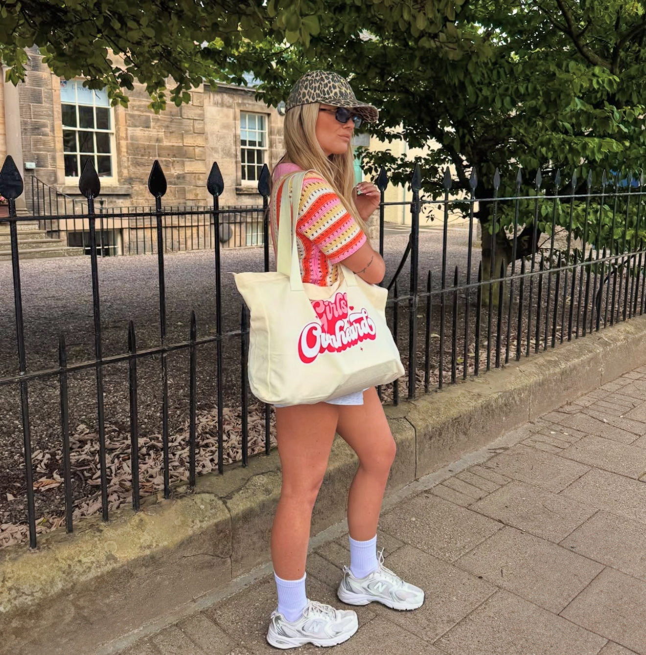 Girls Overheard Original Tote Bag (Cream)