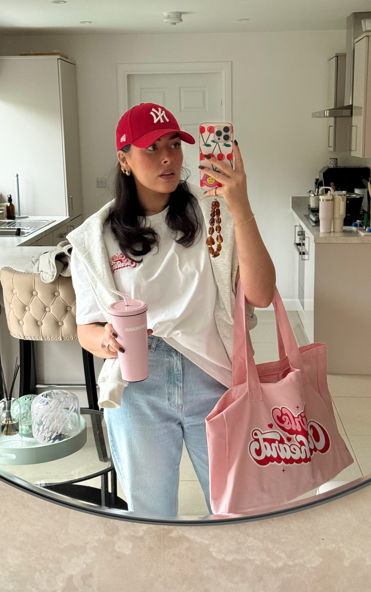 Girls Overheard Original Tote Bag (Pink)