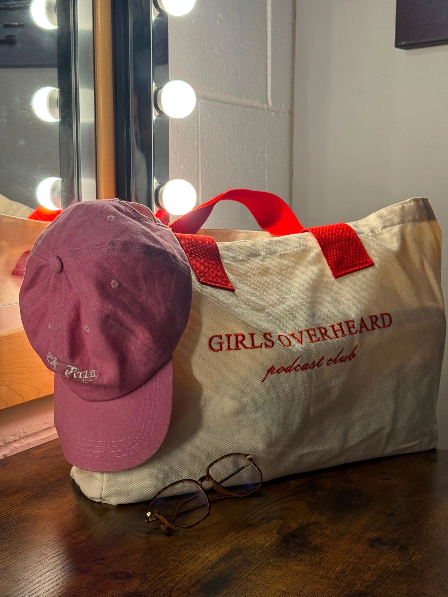 Girls Overheard 'Podcast Club' Tote Bag