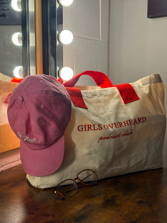Girls Overheard 'Podcast Club' Tote Bag